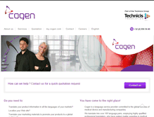 Tablet Screenshot of cogen.com